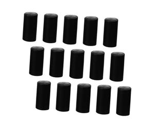 Sosoport Diamètre 30 Mm Thermorétractables en PVC Noir 100 Capsules Performance Thermique Optimale, Protège Les Fuites pour Bouteilles de Vin pour Anniversaires et Restaurants