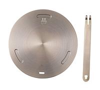 Sosoport Diffuseur de Chaleur en Acier Inoxydable Poignée pour Plaque Induction, Surface Lisse, Alliage Aluminium, Adaptateur pour Cuisinière Gaz et Électrique