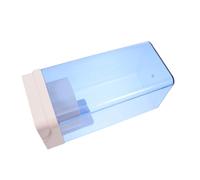 Sosoport Distributeur de Gobelets Mural Grand Format en Plastique Lait Blanc Ions Argenté, Porte-gobelets Multifonction pour Salle de Bain Cuisine, Organisateur de Gobelets Anti-poussière