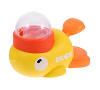 Sosoport Distributeur De Nourriture Interactif en Forme De Canard pour Animaux De Compagnie Distributeur De Friandises pour Chiens Et Chats avec Bouton Jouets D'Enrichissement pour