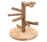 Sosoport Échelle De Dressage pour Perroquets Et Oiseaux Support De Table en Bois pour Cage Dintérieur