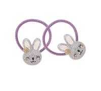 Sosoport Élastiques à Cheveux Lapin Mignons pour Filles Lot de 2 Petit Taille en Résine Décoratifs Accessoires Cheveux Garçon et Filles Usage Quotidien