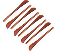 Sosoport Embouts de Branches de Lunettes Antidérapants en Plastique Couleur Café 14 MM Lot de 4 Paires Accessoires Universels pour Remplacement et Maintien Sécurisé des Lunettes en