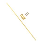 Sosoport Embouts de Broche en Métal pour Étagère D’Armoire, Sécurité | Design à Deux Trous, Broche Surélevée et Surface Lisse, pour Verres et Tasses, Finition Or