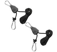 Sosoport Ensemble De 2 Supports Robustes Pour Lampes De Culture Cordes De Suspension Pour Lampes De Culture Cordes De Levage Pour Un Réglage Facile De Léclairage Des Plantes
