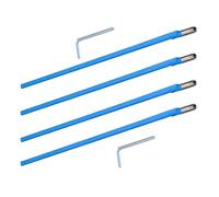 Sosoport Ensemble De 2 Tige 460mm de Réglage Bidirectionnelle en Acier | Deux Outils Dédiés, Micro-réglage Horaire et Antihoraire, pour Luthiers et Musiciens, Bleu