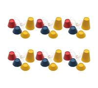 Sosoport Ensemble De 6 Tee Caoutchouc pour Golf Hiver avec Hauteurs Support pour Practice et Terrain Entraînement Résistant et Adapté à Simulateurs et Driving Range