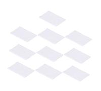 Sosoport Ensemble De Bain pour Animaux De Compagnie 10 Serviettes De Jetables pour Cochon d'Inde Blanches Super Absorbantes Lavables en Machine