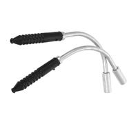 Sosoport Ensemble de Guide-câble pour Frein en V Vélo, Tube Coudé | Caoutchouc et Alliage D’aluminium, Réduit la Friction, Routage Fluide, pour Frein en V, Noir