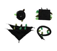 Sosoport Ensemble De Jeux pour Animaux Jouets pour Hamsters Balançoire Tunnel Hamac sans Danger pour Les Petits Animaux pour des Moments De Jeu sans Stress