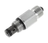 Sosoport Ensemble Soupape de Décharge Pression Hydraulique M19x1,5 pour Pont Élévateur à Ciseaux, Vanne D'abaissement, Clapet Anti-retour en Métal Résistant la Corrosion, Accessoire