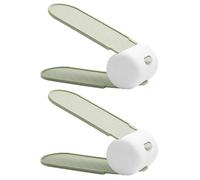 Sosoport Étagère à Chaussures Double Couche en PP Verte, Support Réglable Antidérapant 2 Pièces, Gain de Place Stable pour Rangement de Chaussures la Maison