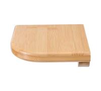 Sosoport Étagère d'angle Murale Flottante en Bois Massif, Coin Bords Arrondis 15x15 Cm, Support Mural Robuste pour Chambre, Bureau et Salle de Bain, Rangement Mural Décoratif et Gain