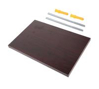 Sosoport Étagère Murale Flottante de Teck Support Mural Robuste pour Rangement Multi Usage pour Cuisine Salle de Bain et Bureau Charge Lourde Sécurisée