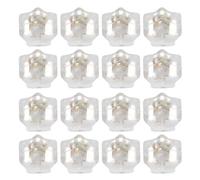 Sosoport Fermoirs de Boucles D'oreilles en Silicone Forme Étoile 16 Pièces, Résistants à L'usure, Confortables, Vie Quotidienne Rendez-