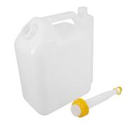 Sosoport Flacon De Mélange Huile Moteur Et Carburant 4l avec Tuyau De Remplissage pour Tronçonneuse Débroussailleuse Et Tondeuse Gradué Étanche Polyvalent pour Moteurs 2 Temps