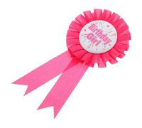Sosoport Fournitures De Fête D'Anniversaire Badge De Fête Rosette D'Anniversaire Bouton D'Anniversaire Broche De Récompense Joyeux Anniversaire Broche D'Honneur