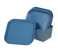 Sosoport Gamelles pour Chat à Fond Plat Et Large Gamelles pour Chaton Gamelles Empilables pour Animaux de Compagnie Design Antidérapant Ensemble de Gamelles d'alimentation pour Intérieur/extérieur