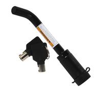 Sosoport Goupille de Verrouillage D'attelage pour Remorque en Acier Haute Résistance, Antivol Sécurisé Noir, Compatible Camping-Car et Véhicule Utilitaire, Kit Verrouillage Usage Quotidien