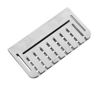 Sosoport Graisser le rabat de la porte Écran à graisse pour gril grillage de graisse accessoires de grillade plateau à graisse grill garde de graisse bac à graisse Acier inoxydable