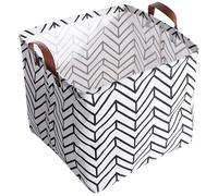 Sosoport Grand Panier De Rangement Pliable Double Poignée En Coton Et Lin, Grosse Capacité, Robuste Et Polyvalent Pour Vêtements, Jouets Et Linge, Maison Et Bureau