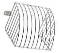 Sosoport Grille de Protection pour Gouttière en Acier Inoxydable 201 Filtre Latéral Anti-Obstruction 155 X 12 X 12 CM Fixation par Vis Crépine Anti-Feuilles pour Balcon et Toit Filtre