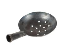 Sosoport Grosse Louche Ronde en Fer N°20 Perforée, Pelle à Terre Robuste pour Nettoyage Canalisation et Compost, Outil Manuel Multifonction pour Jardinage et Entretien Extérieur, Tamis