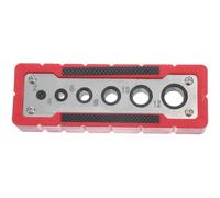 Sosoport Guide de Perçage pour Travail du Bois Positionneur de Foret Ajustable Multi-Tailles Gabarit de Perçage Portable Précis Outil Manuel pour Menuiserie et Assemblage Rapide