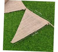 Sosoport Guirlande DIY Toile de Jute avec Fanions Vides Bannière Personnalisable pour Décoration Mariage Champêtre Fête Anniversaire et Shower Décoration Vintage Intérieure et Extérieure