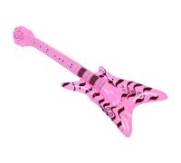 Sosoport Guitare Gonflable Instrument Rock Années Gonflable et Facile à Gonfler Accessoire pour Décoration et Fête Thématique Rock