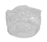 Sosoport Housse de Pouf Transparent 55x30 Cm pour Peluches Fermeture Éclair PVC, Siège de Rangement Grosse Capacité pour Canapé, Organisateur de Jouets Peluche Pratique et Léger