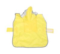 Sosoport Imperméable pour Chien avec Capuche, Poncho de Pluie Réfléchissant, PVC, Jaune XL, Protection Complète Tête, pour Grandes Promenades Nocturnes et Voyages