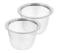 Sosoport Infuseur à Thé et Passoire Fine en Acier Inoxydable 2 Pièces 6,5 CM Diamètre Maille Robuste pour Infusion en Vrac et Dégustation Quotidienne
