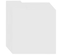 Sosoport Intercalaires pour Disques Vinyles 10 Pièces Blanc Séparateurs en Vinyle Indéchirables avec Onglets Organiseur pour Albums Bandes Dessinées et Rangement Alphabétique