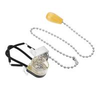 Sosoport Interrupteur à Tirette Silencieux pour Plafonnier et Applique Murale Chaîne 30 CM en Métal Chromé Accessoire de Remplacement pour Lampe Salle de Bain et Éclairage Intérieur