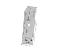 Sosoport Jauge de Soudure Inoxydable pour Inspection Précise de de Soudure Outil de Mesure de Fusion pour Soudeurs