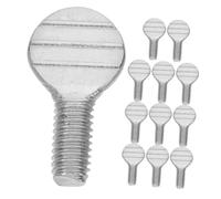 Sosoport Jeu de Vis pour Fourchette à Rôtisserie 12 Pièces Acier Inoxydable Compatibles Friteuse à Air et Four Pièces de Rechange Stabilité Optimisée Nettoyage Facile