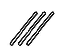 Sosoport Joints d'étanchéité pour machines sous vide, lot de 3, mousse noire, joints de machine à sceller de rechange, montage facile, compatibles avec différentes marques, pour scellage