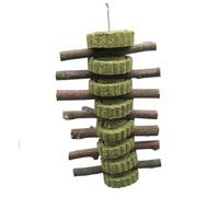 Sosoport Jouets De Broyage Lot De 2 Brochettes De Gâteau Dherbe pour Cochons Dinde Chinchillas Écureuils Et Oiseaux