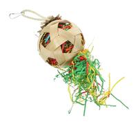 Sosoport Jouets De Déchiquetage De Cage De Perroquet Oiseaux Jouets Cages à Oiseaux pour Perroquets Cloche Oiseau Gonflable Friandises pour Perruches Ara Perruches Oiseaux en Bois