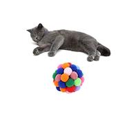 Sosoport Jouets Interactifs pour Chats 7 Cm De Diamètre Grands Jouets Rebondissants en Plastique Coloré Couleur Aléatoire