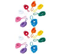 Sosoport Kit de Métier à Tisser pour Filles 96 Boucles Élastiques Multicolores en Fibre Acrylique pour Projets Manuels Éducatifs et Anniversaires