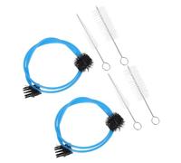 Sosoport Kit de Nettoyage pour Saxophone et Valves D'instruments de Musique Brosses en Nylon Double Embout, Nettoyage en Profondeur et Utilisation Quotidienne en Orchestre Scolaire