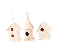 Sosoport Kit De Nid Doiseau en Bois - Nid Doiseau Lit Doiseau Décoration De Jardin Idéal pour La Maison Le Magasin Le Bureau