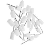 Sosoport Kit de Polissage 25 Pièces Embouts en Feutre de Laine Cylindriques 8-12mm Légers pour Ongles et Moules Zones Difficiles à Atteindre
