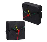 Sosoport Kit de Remplacement 2 Pièces de Mécanismes D'horloge à Quartz Universels avec Fonction Alarme, Mouvement Silencieux Précis pour Horloge Murale et Réveil, Accessoires de Réparation