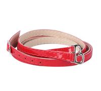 Sosoport Lacets Croisés Rouges en Pu pour Talons Hauts, Sangles de Cheville Anti-chute Légères et Faciles à Laver, Design Chic pour Chaussures Élégantes