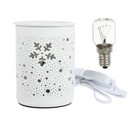 Sosoport Lampe Électrique à Cire Parfumée Brûleur de Parfum avec Veilleuse Diffuseur Huiles Essentielles pour Chambre Spa et Yoga Éclairage Élégant