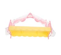 Sosoport Lit De Princesse Meubles De Maison De Poupée Lit De Poupée Miniatures pour Maison De Poupée Kit De Maison De Poupée Lits De Bébé Mini Lit pour Poupées Berceau Lit pour