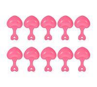 Sosoport Lot de 10 Cuillères à Nourriture pour Animaux de Compagnie Fourchettes Oreilles Cuillère à Nourriture pour Reptiles pour Petits Animaux de Compagnie Décoratives Faciles à Nettoyer